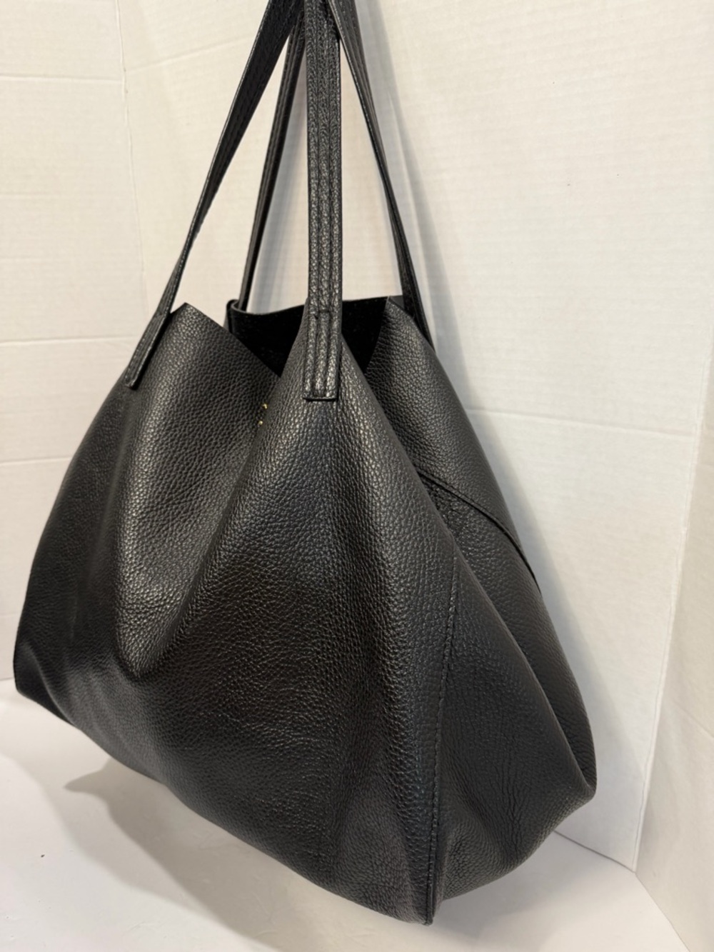 KURT GEIGER LONDON Violet Large black Leather Shopper Tote mint condition - Picture 4 of 8